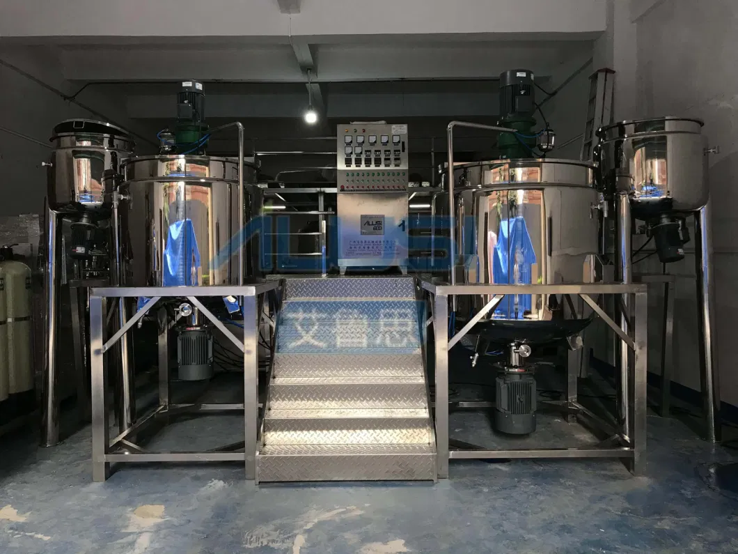 Ailusi Reactor High Shearing Water Sanitizer Caramel Ketchup Moveable Viscous Liquid Making Machine