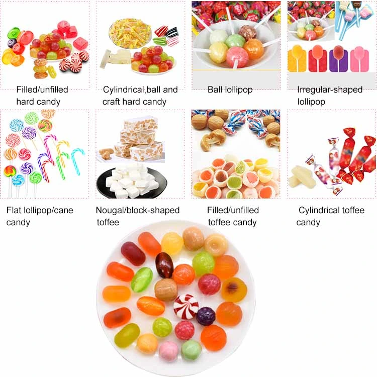 2021 Best Performance Small Hard Candy Confectionery Production Making Machine Line