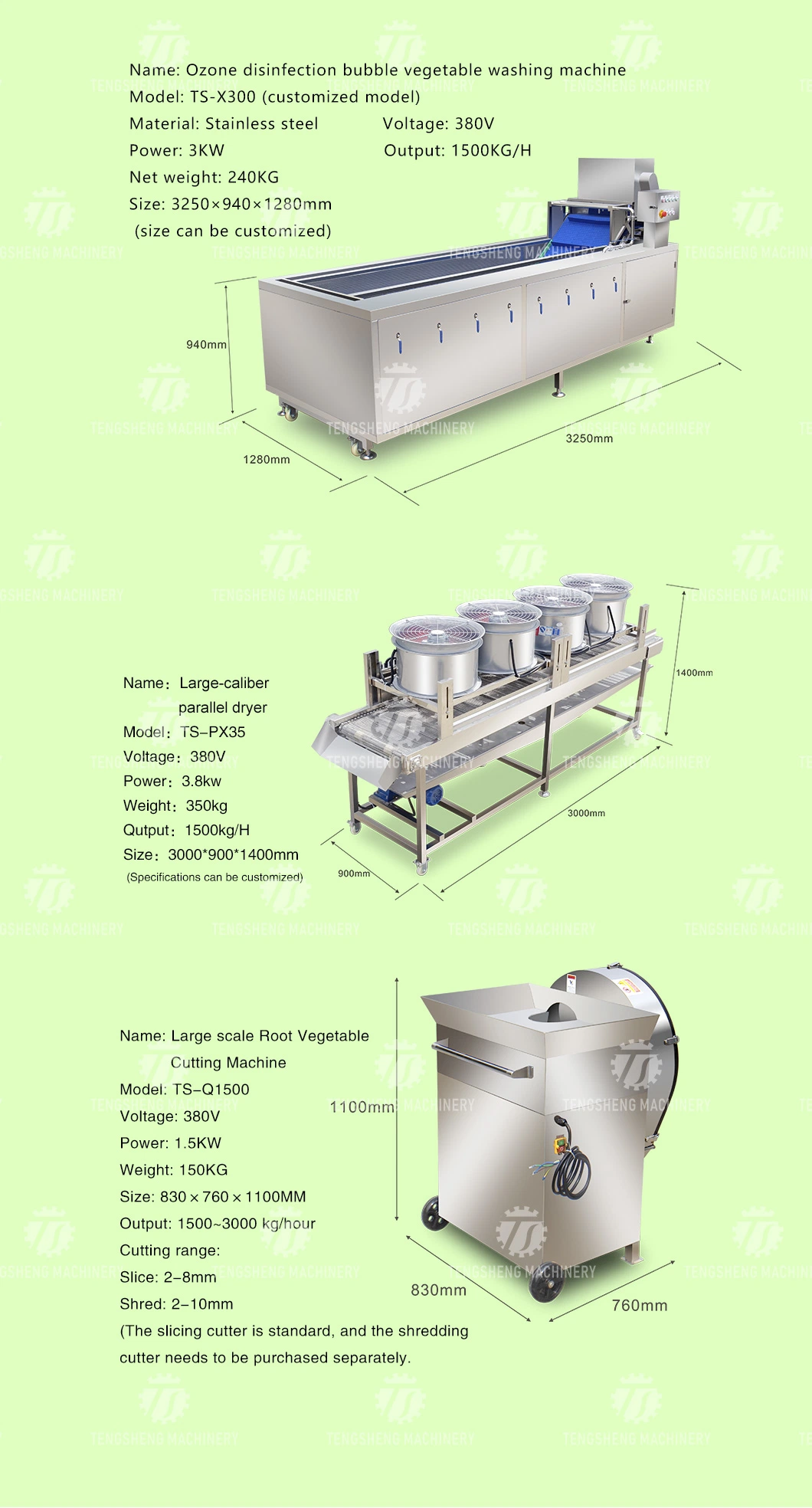 Vegetable Potato Sweet Potato Picking Hair Roller Bubble Cleaning Air Drying Cutting Machine Production Line