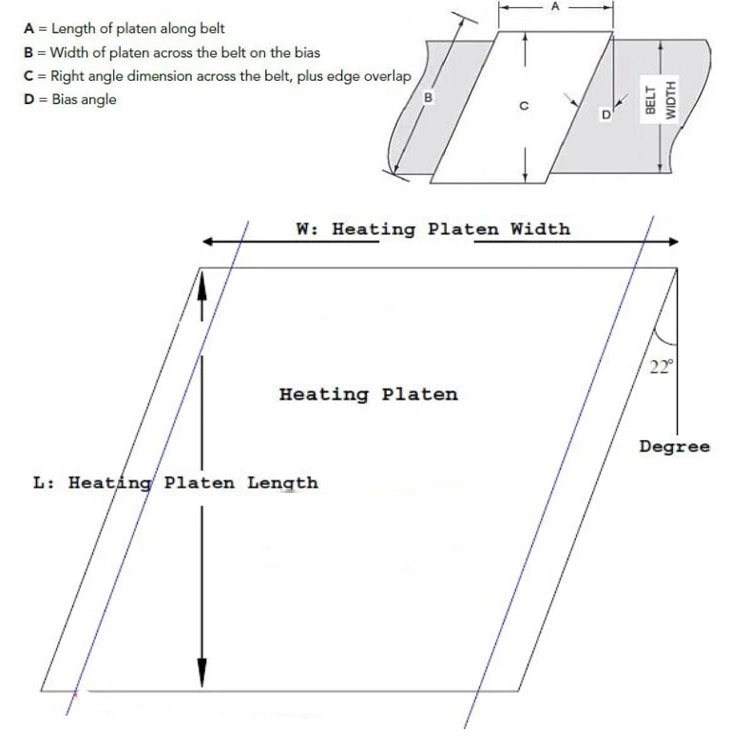 Steel Cord Rubber Splicing Tool Hot Vulcanizing Machine