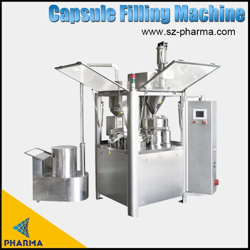 Pharmaceutical Full Automatic Powder Pill Filler Empty Hard Gelatine Capsule Filling Making Machine