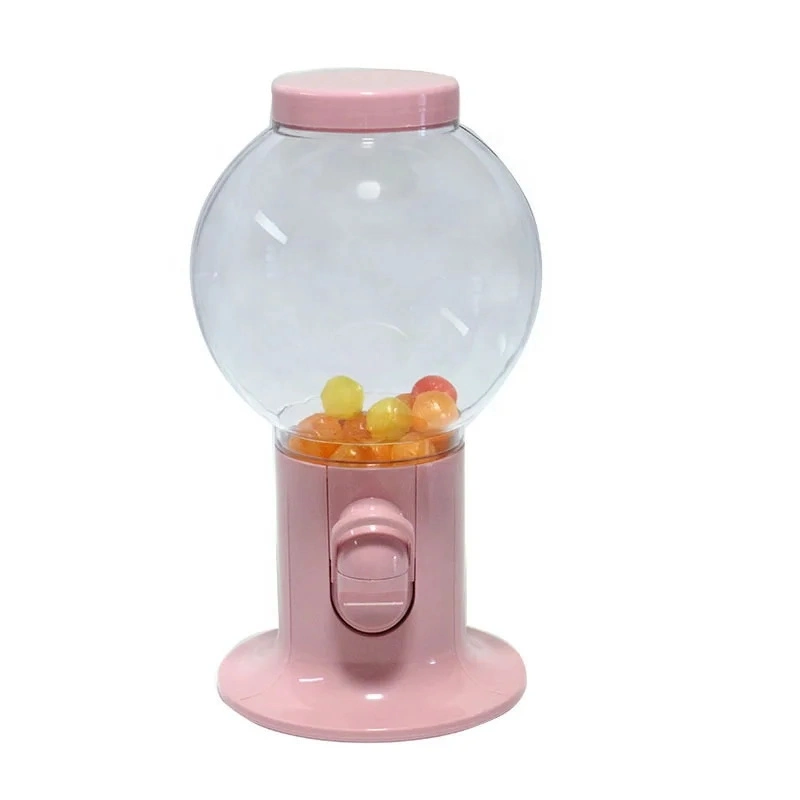 Football Shape Globe Clear Ball Gum Gumball Candy Pull Lever and Dispense Fift for Kids Holidays Activities Jelly Bean Dispenser Machine Mini Candy Dispenser