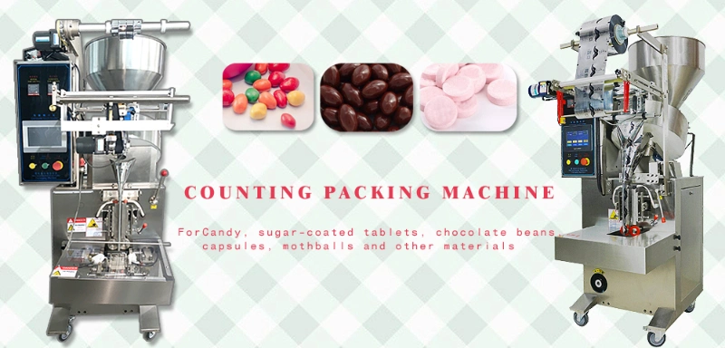 Different Bag Size Sugar Cube Ice Candy Packing Machine Price