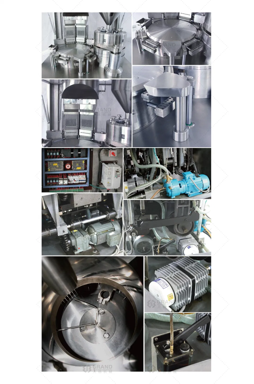 High Speed Fully Automatic Pharmaceutical Powder Granule Pellet Empty Hard Gelatine Capsule Filling Making Machine Njp-2000