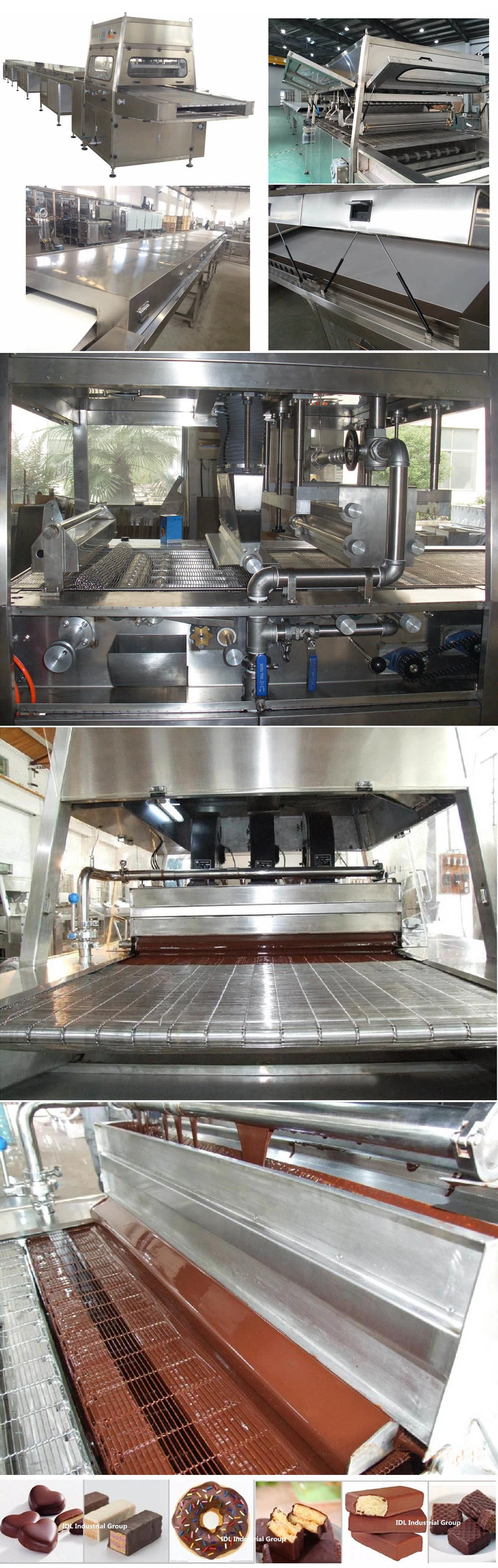 Full Automatic Enrober Machine Used in Coating Confectionery Industry