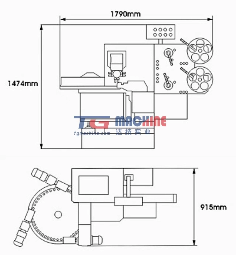 Tg Automatic Double Twist Candy Wrapping and Packaging Machine