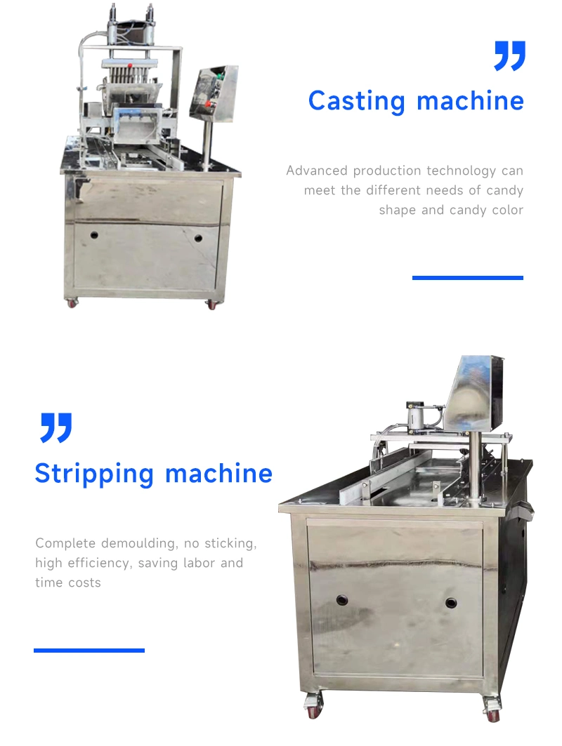 Various Molds Bear Gummy Making Machine Gummy Depositor Machine Candy Pouring Production Line