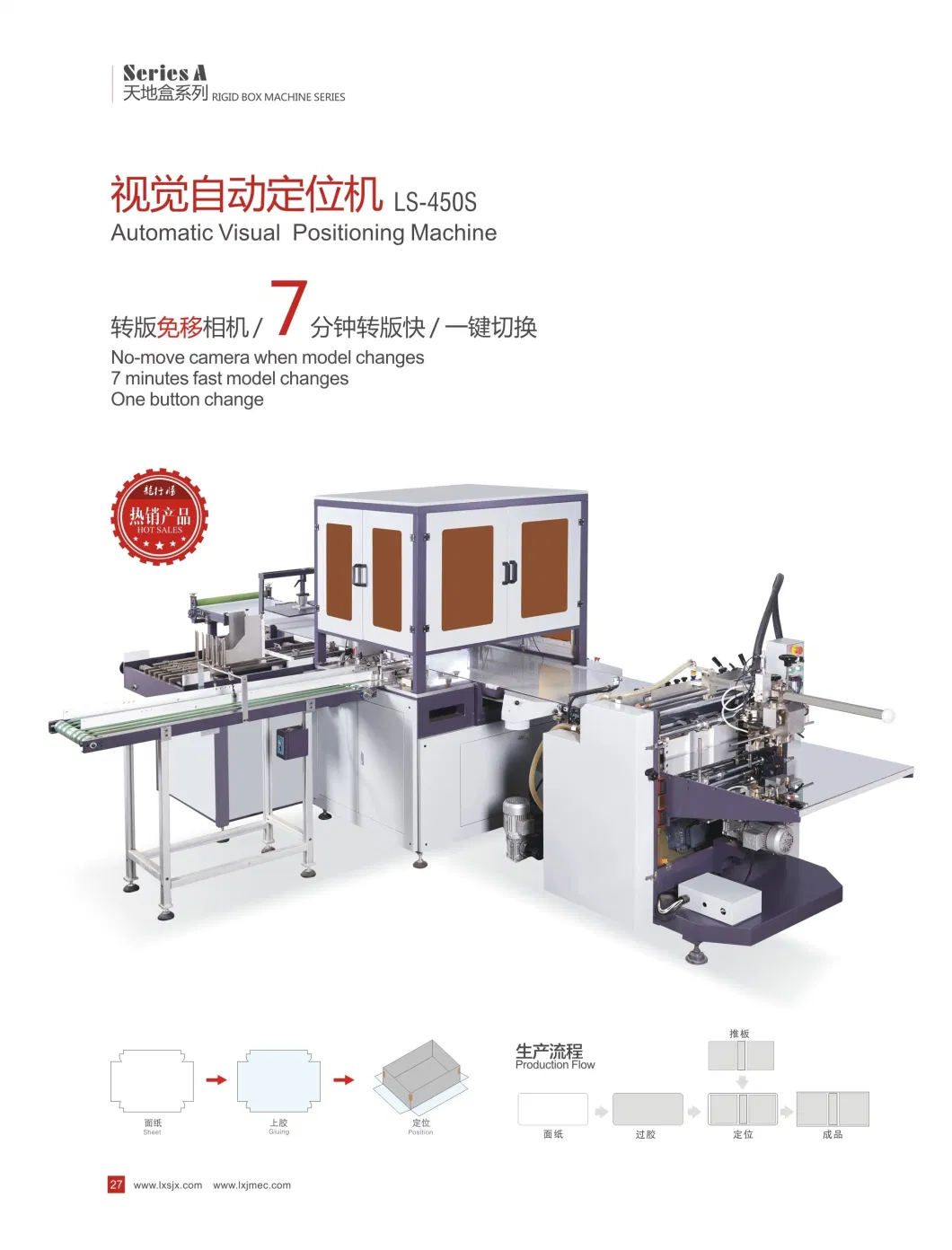 Automatic Intelligent Sweet Small Red Wine Box Positioning Machine