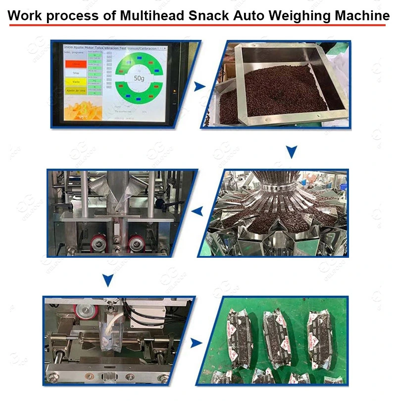 Four Side Sealing Chocolate Bean Chocolate Ball Packing Machine