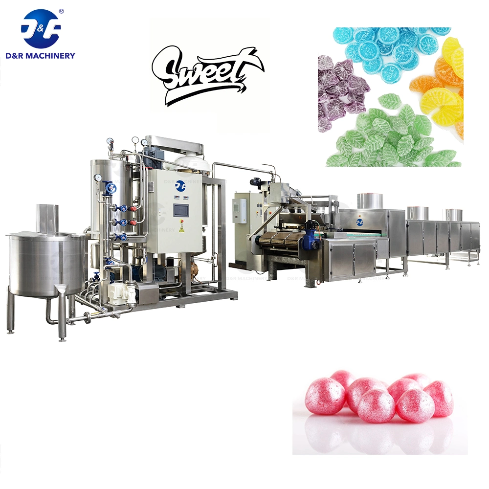 Automatic PLC Controlled Hard Candy Production Line Depositing Making Machine