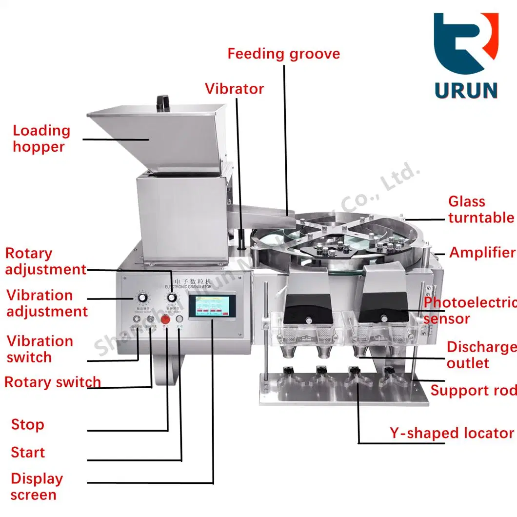 Automatic Electronic Chewing Gum Chocolate Candy Sweets Counting Filling Machine