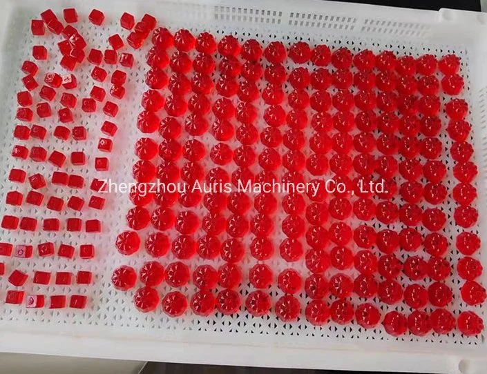 Small Jelly Gummy Candy Making Production Line Gelatin Pectin Small Jelly Gummy Candy Forming Pouring Machine