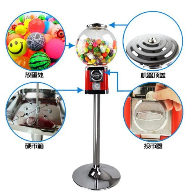 Coin Operated Gumball Bouncy Ball Game Vending Machines