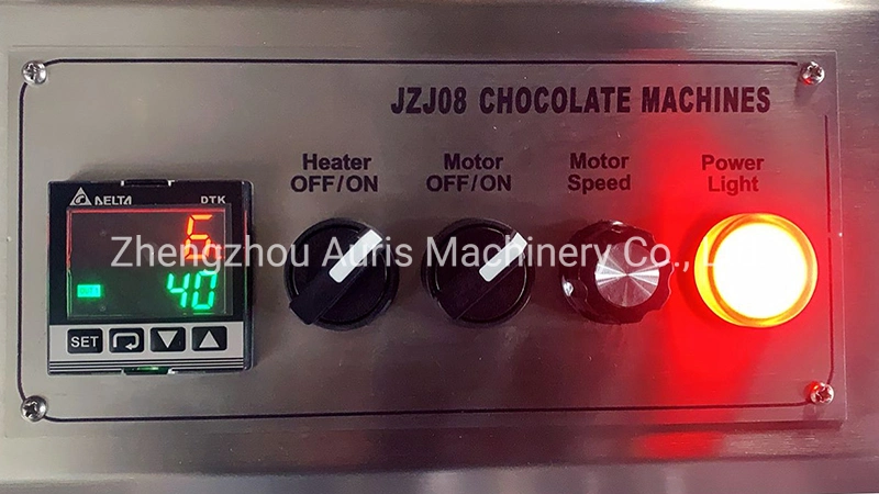 Home Use Chocolate Tempering and Molding Machine Chocolate Melting Tempering Machine 14kg Wheel China Small Chocolate Making Equipment