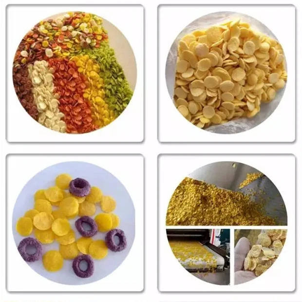 Prime Quality Sweet Corn Puffing Ring Equipment Nutritional Breakfast Cereals Production Line Snack Food Making Machine