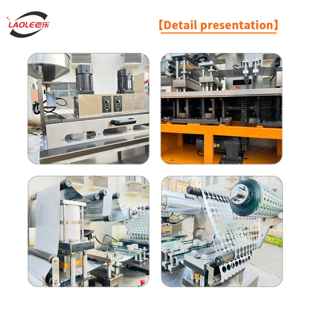 DDP-260 Aluminum-Plastic Candy Chewing Gum Form Fill Seal Blister Packing Packaging Machine