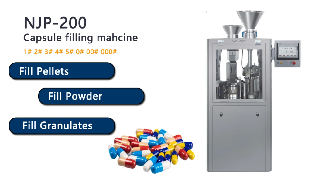 Hard Gelatine Automatic Making Capsule Filler Filling Machine Price for Sale