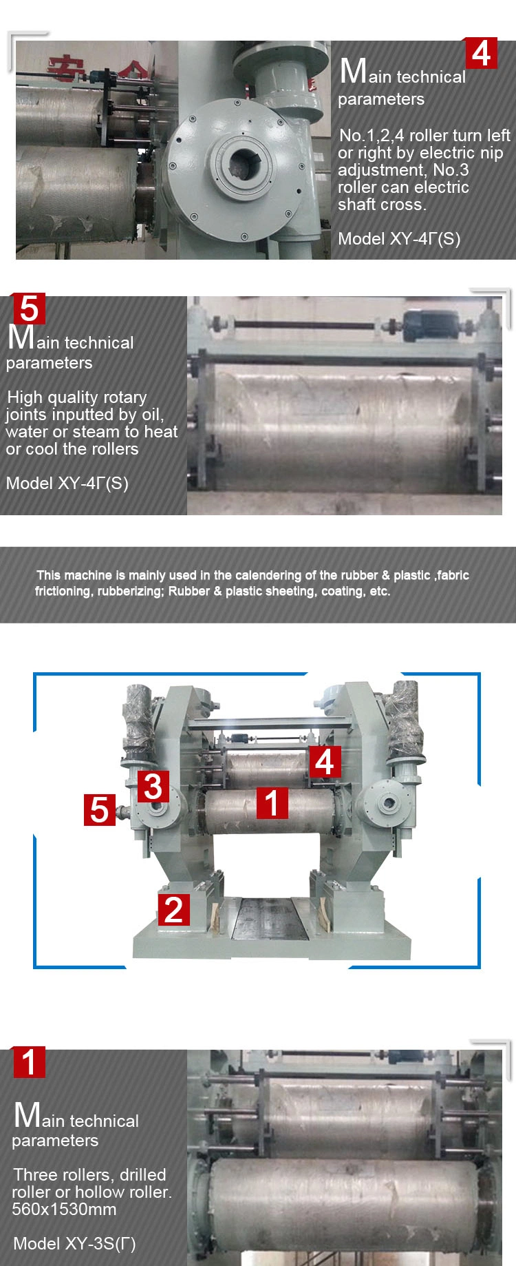 450X1200L 4 Roll Rubber Calender Machine for Silicon Rubber Sheet Coating CE