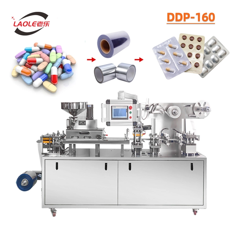 DDP-260 Aluminum-Plastic Candy Chewing Gum Form Fill Seal Blister Packing Packaging Machine