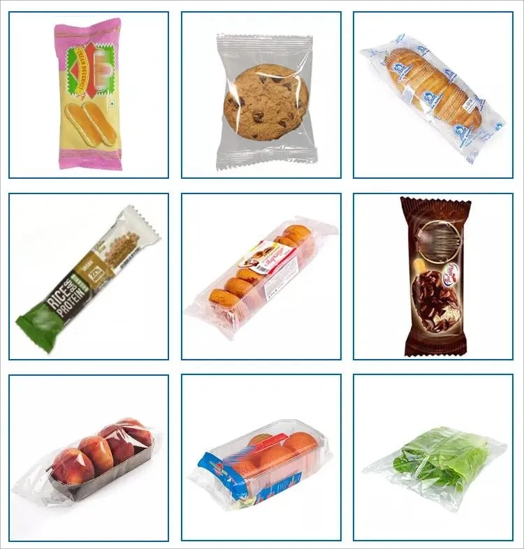 Kefai Automatic Horizontal Tray Soap Bread Cake Cookies Biscuits Candy Pillow Bag Fresh Vegetables Fruits Packaging Flow Pack Wrapping Packing Machine Price