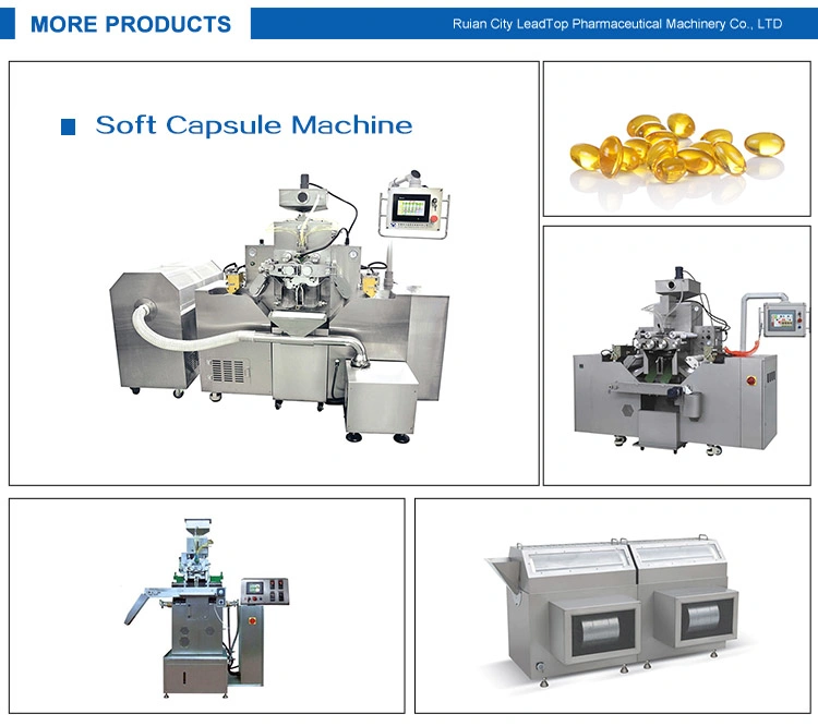 Making Pharmaceutical Soft Gelatine Fully Automated Capsule Filling Machine