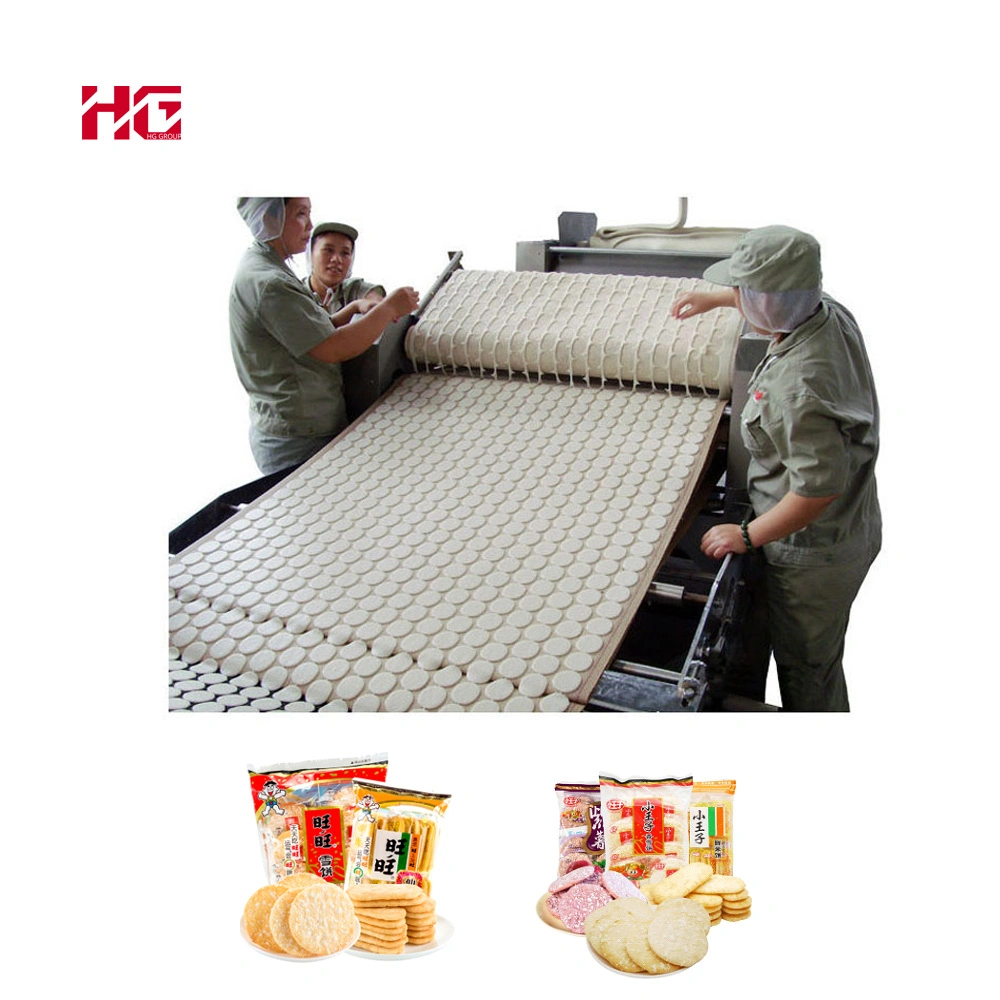 Automatic Bakery Equipment Sweet Senbei Rice Cracke Making Milling Snack Food Machine for Rice Cracker Production Processing Line