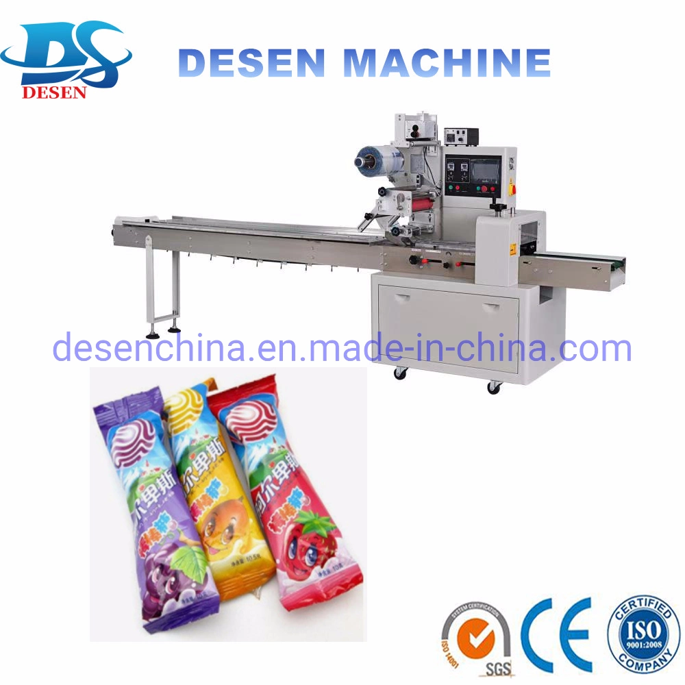 Automatic Packing Machine Jelly Candy Pillow Bag Flow Packing Machine Price