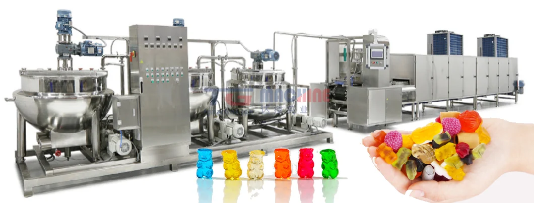 Fully Automatic Gummy Candy Vitamin Making Machine and Production Line