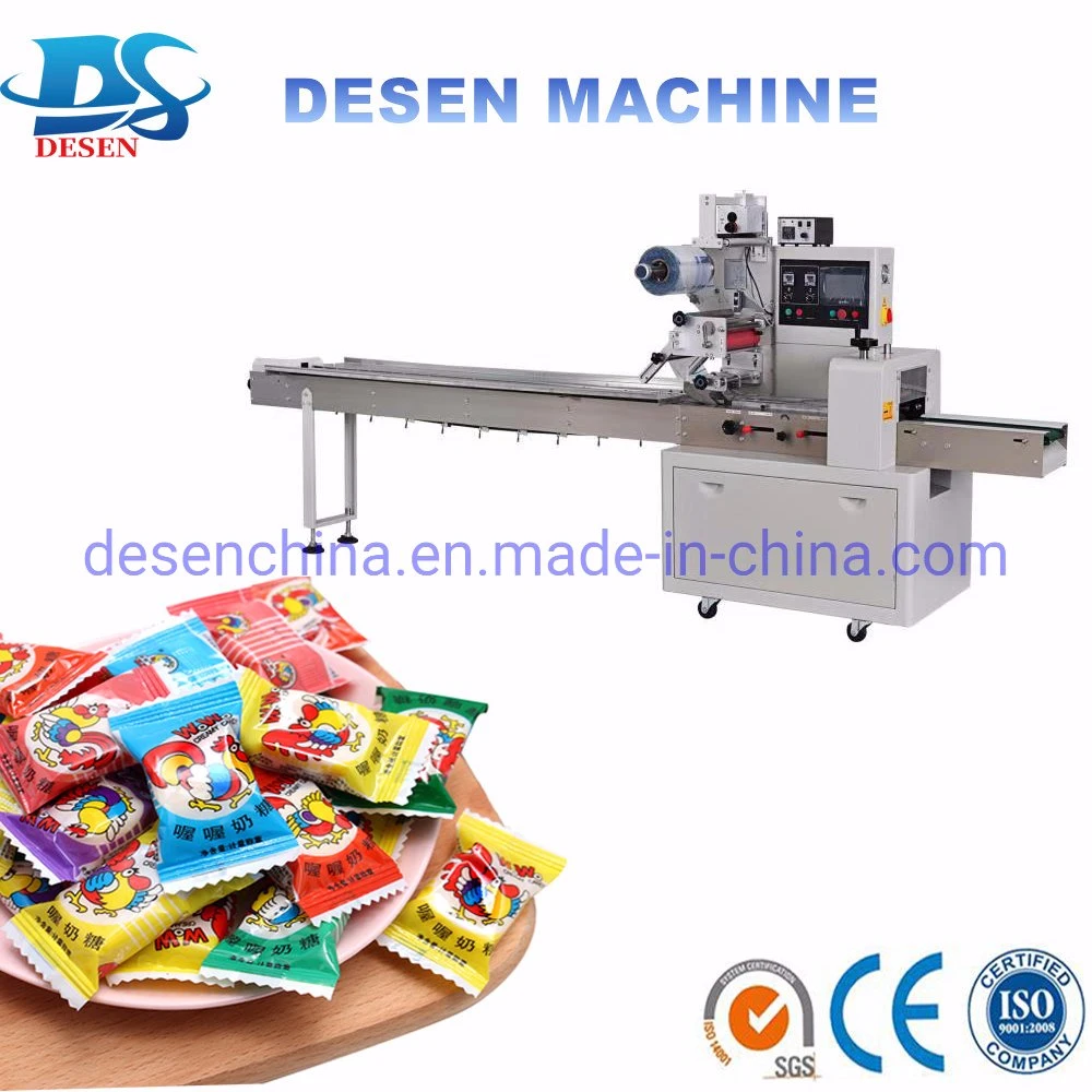 Automatic Packing Machine Jelly Candy Pillow Bag Flow Packing Machine Price