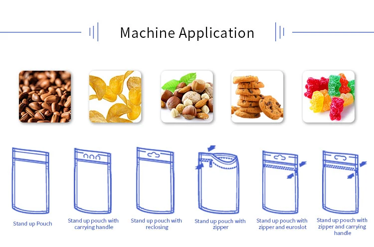 Automatic Doypack Stand up Pouch Chocolate Balls/Bear Gummy Candy Packing Machine for New Business