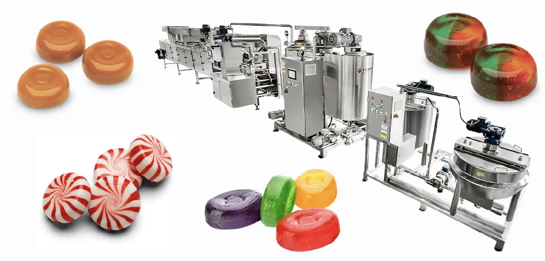 Depositing Hard Candy Machine Toffee Candy Milk Candy Making Machine Hard Boiled Candy Production Line