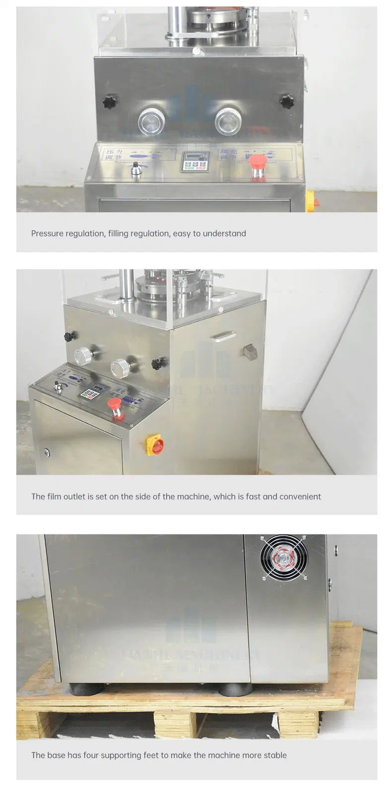 Tianhe Laboratory Tablet Manufacturing Machinery Candy Making Machine Rotary Tablet Press Machine