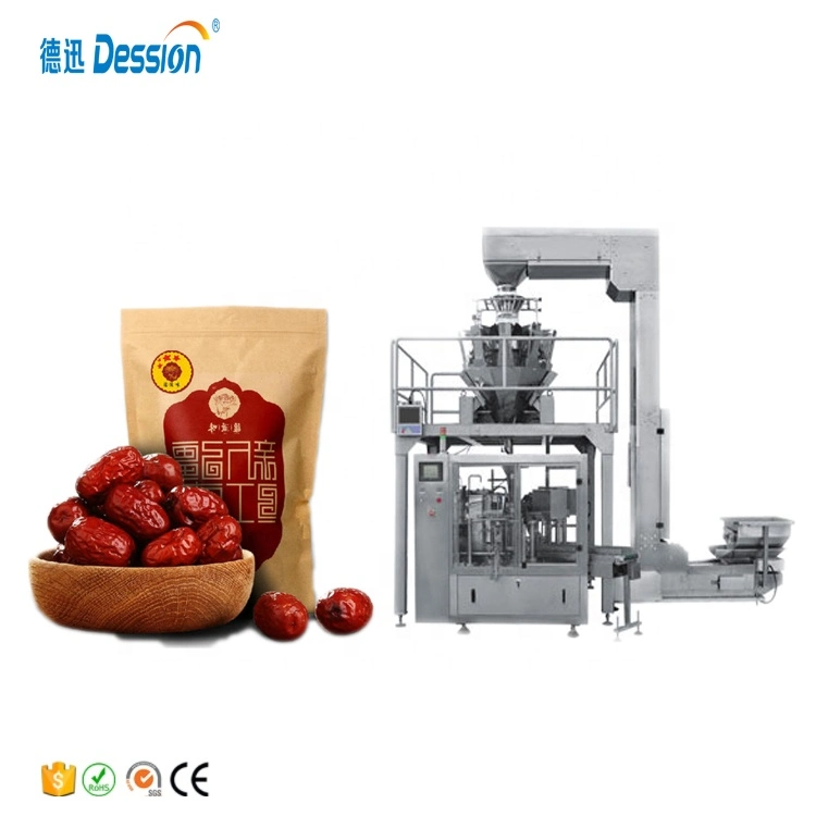 Automatic Doypack Stand up Pouch Chocolate Balls/Bear Gummy Candy Packing Machine for New Business