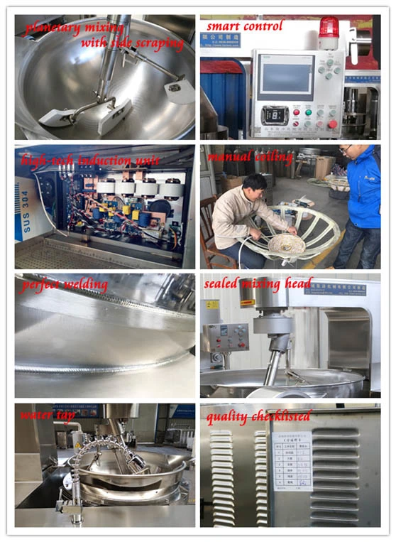 China Manufacturer Industrial Chocolate Paste Electric Making Machine Approved by Ce Certificate