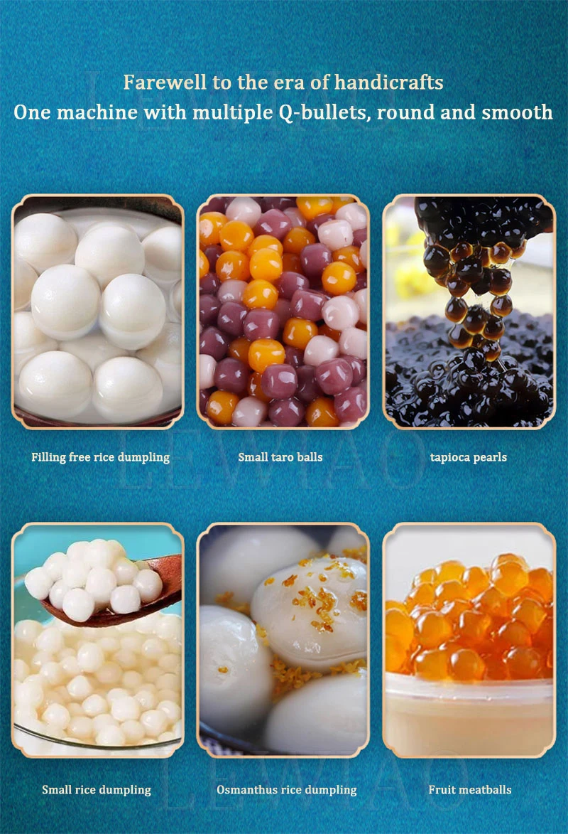 Popping Boba Pearl Machine Taro Cassava Ball Maker Tapioca Pearl Machine