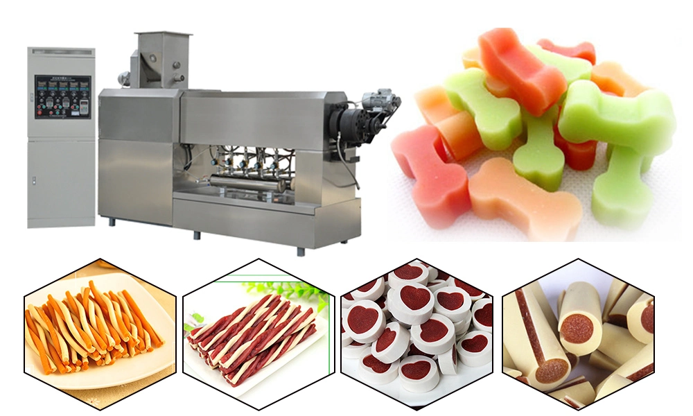 Hot Sale Automatic Chewing Gum Production Line Pet Dog Food Machine Chewing Gum Line