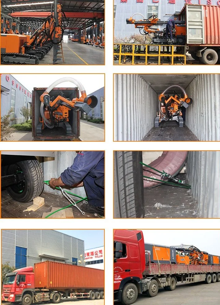 Hot Sale Dust Collection Hydraulic/Diesel Crawler/Rubber Track DTH Drilling/Drill Machine Use in Mining/Quarry/Blasting Engineering