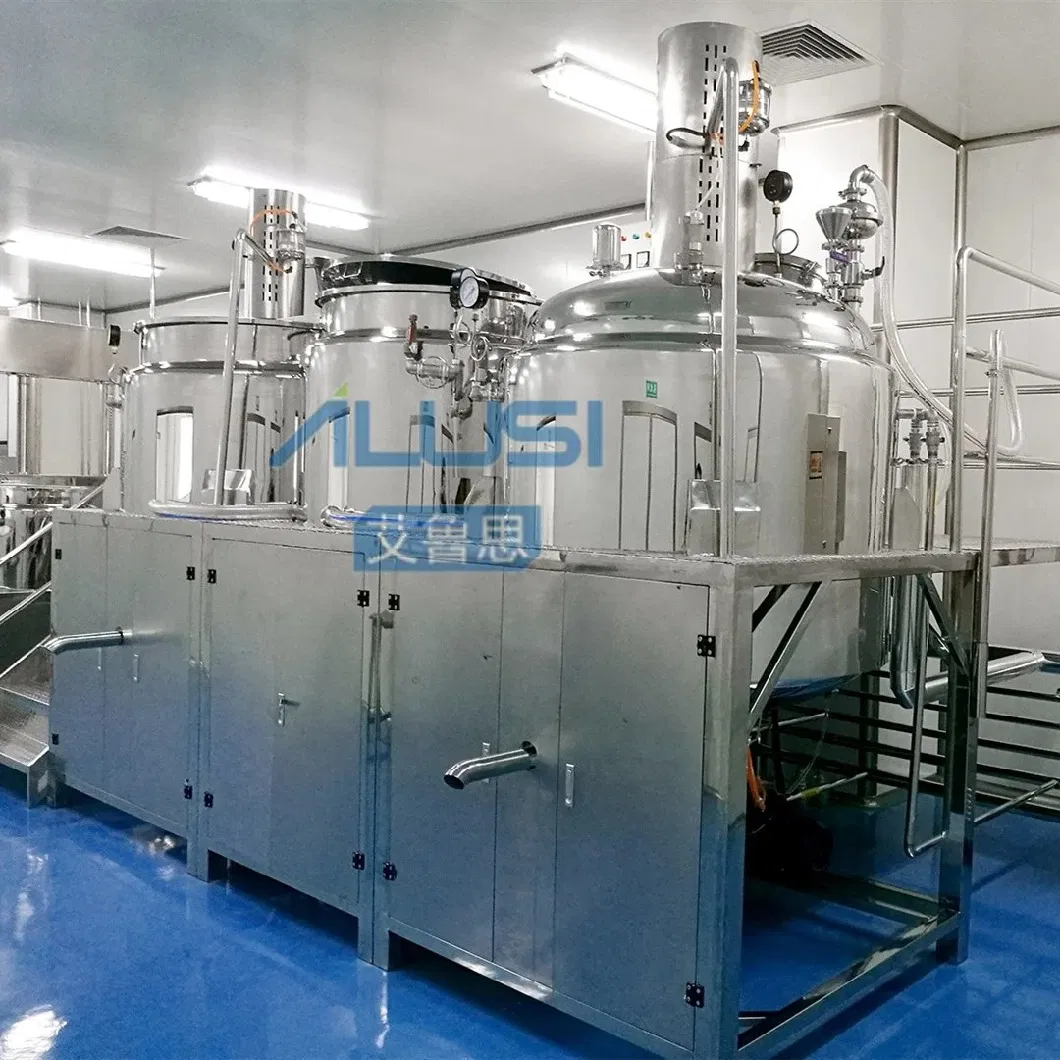 Ailusi Reactor High Shearing Water Sanitizer Caramel Ketchup Moveable Viscous Liquid Making Machine