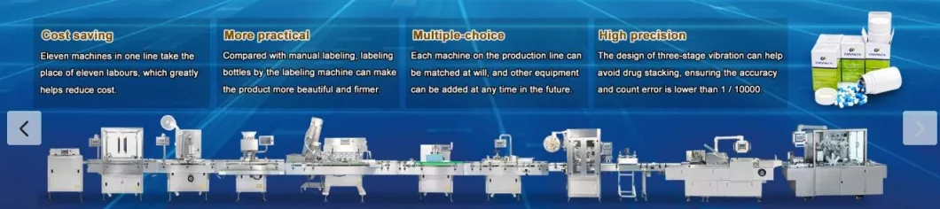 CE GMP 16 Lane Fully Automatic Gummy Candy Soft Sweets Chewing Gum Nut Electronic Counting Filling Line