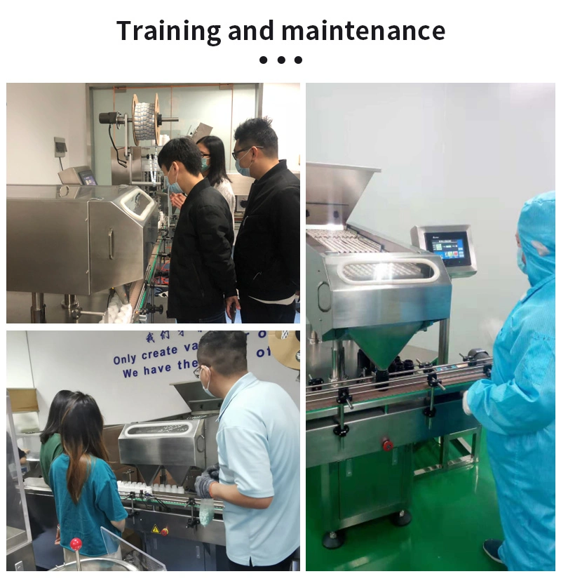 16 Lane PLC Automatic Tablet Pill Capsule Counting Bottling Sealing Capping Machine Production Line