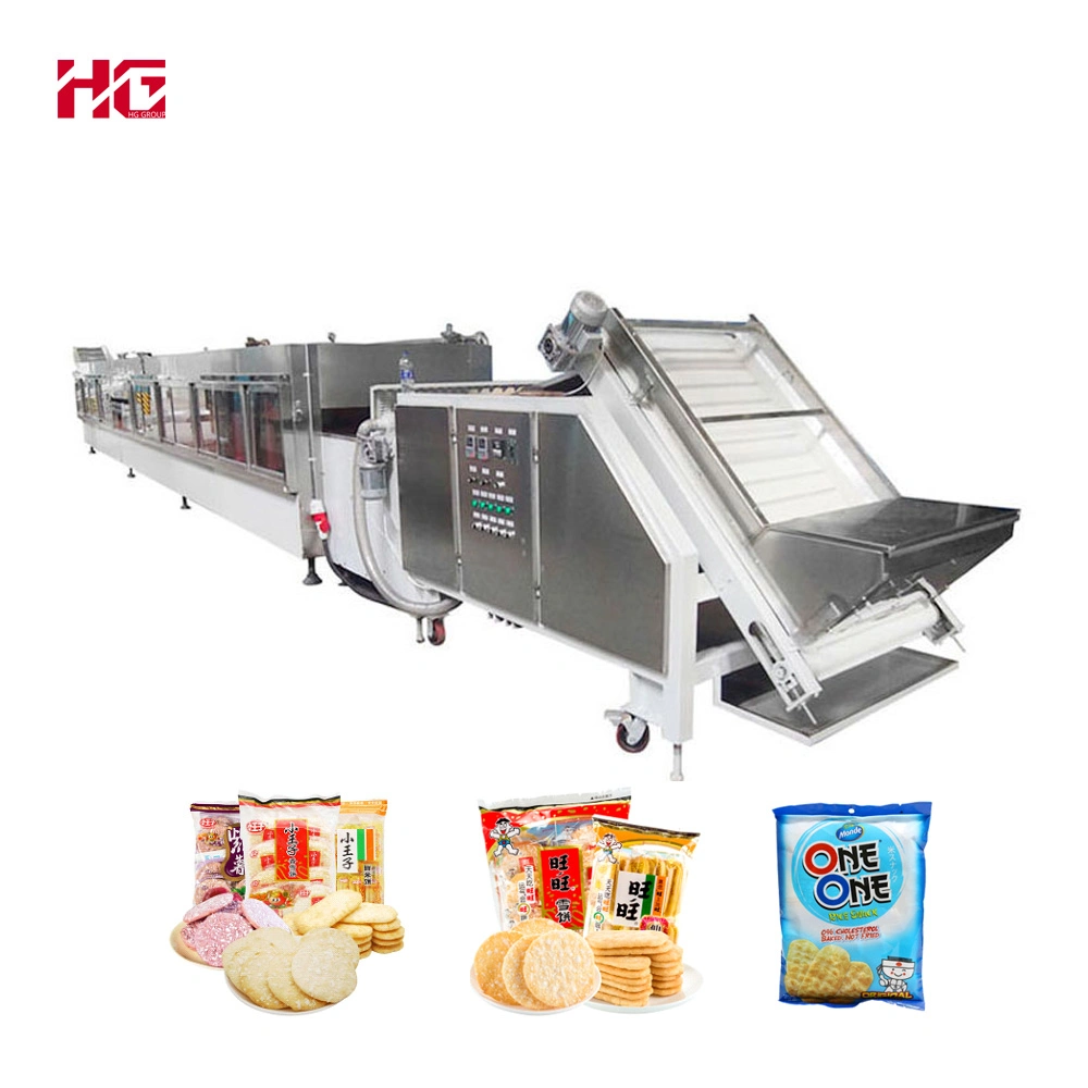 Automatic Bakery Equipment Sweet Senbei Rice Cracke Making Milling Snack Food Machine for Rice Cracker Production Processing Line