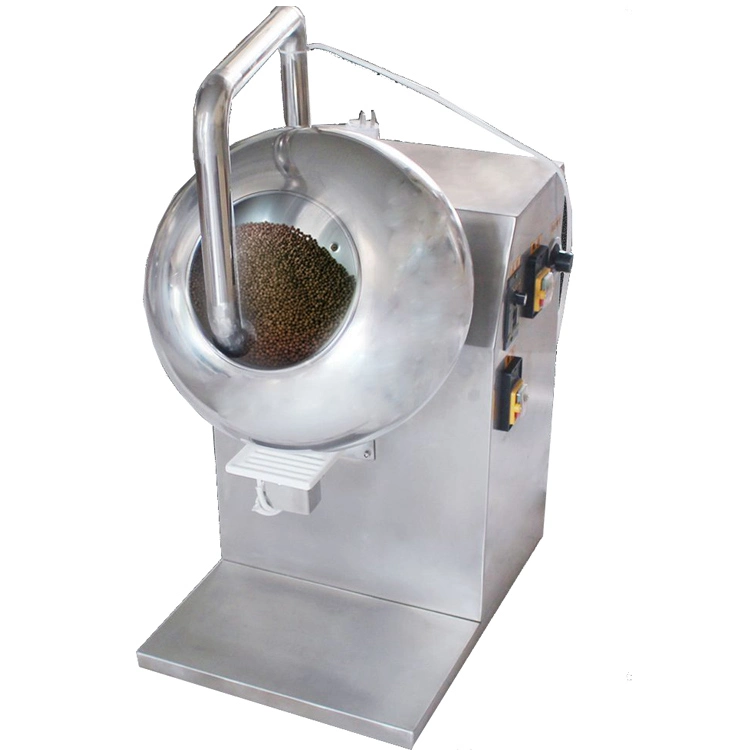 Byc-600 Candy Nuts Coating Machine for Food Products Used for Polish All Kind Products Like Chocolate, Nuts, Peanut, Bean or Pills