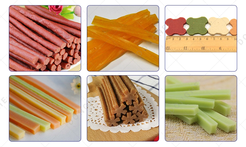 Pet Chewing Snack Production Line Automatic Chewing Gum Production Line Dog Chews Processing Machinery