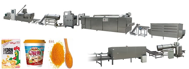 Prime Quality Sweet Corn Puffing Ring Equipment Nutritional Breakfast Cereals Production Line Snack Food Making Machine