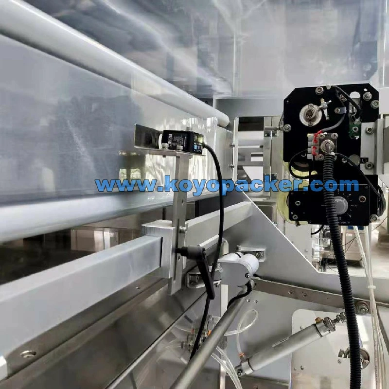 Ky420d Automatic Vertical Pouch Bag Biscuit Cookies Bakery Snack Food 12 Heads Weighing Packaging Line Filling Packing Machine