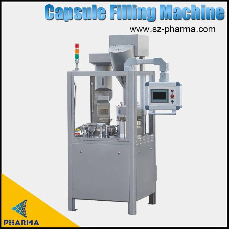 Pharmaceutical Full Automatic Powder Pill Filler Empty Hard Gelatine Capsule Filling Making Machine