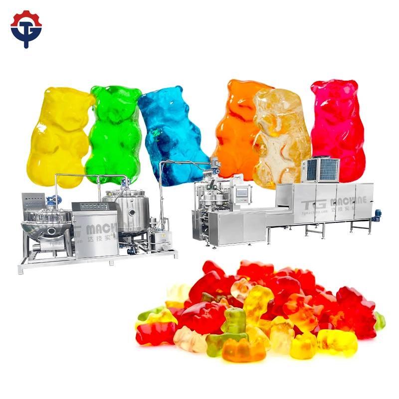 Practical and Commercial Gummy Soft Jelly Candy Depositing Machine