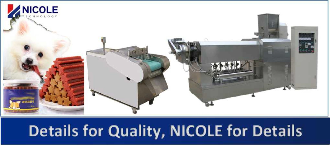 High Efficiency Small Scale Stainless Steel Dog Chewing Gum Processing Machine