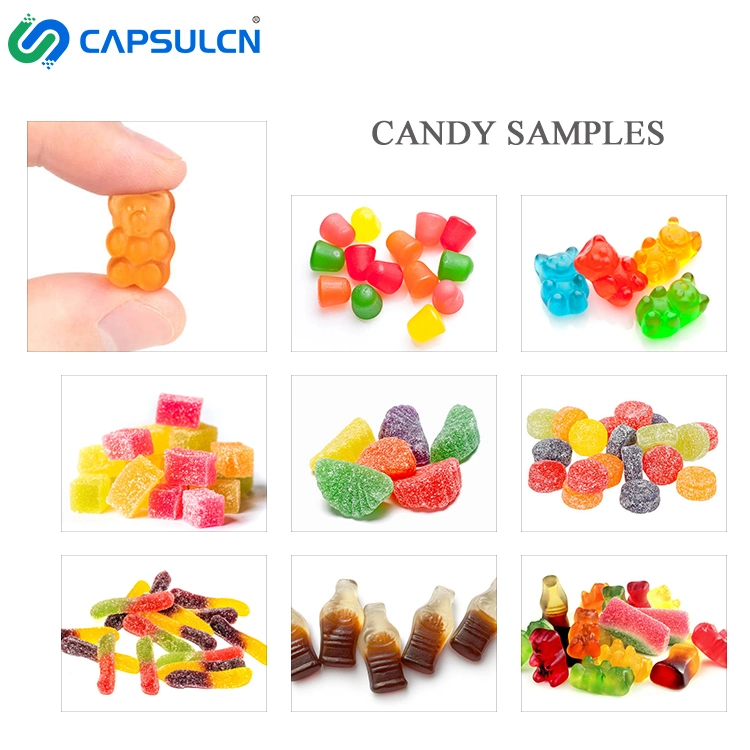 Fully Automatic Various Vitamins Soft Sweet Fondant Caramelo Blando Jelly Vitamin Gummy Bear Candy Making Machine