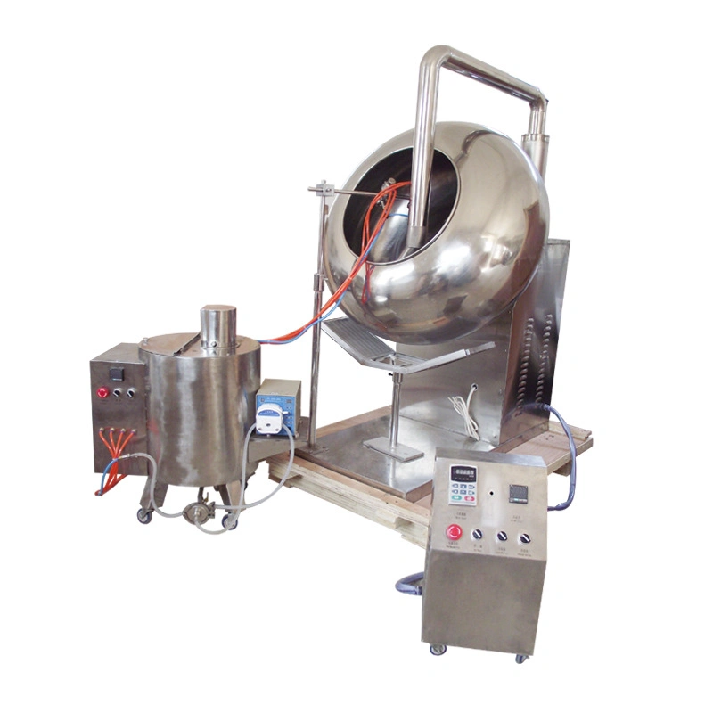 Chocolate Beans Lentils Coating Polishing Mixing Glazing Enrobing Forming Pan Machine